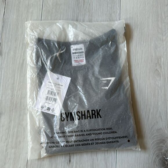 Gymshark Vital Seamless 2.0 Long Sleeve Crop Top Size S in Brown Marl NWT in pac - Picture 6 of 7